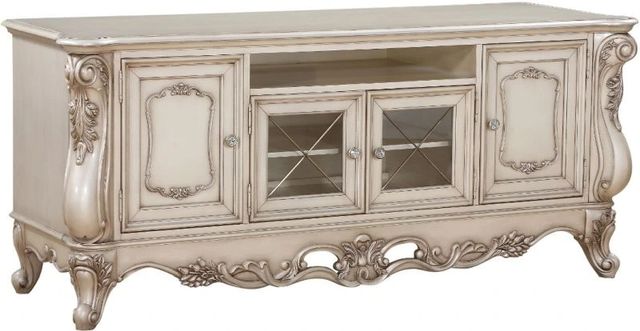 ACME Furniture Gorsedd Golden Ivory TV Stand-0