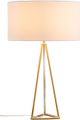 Zuo® Modern Sascha Brass/White Table Lamp-1