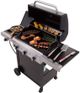Char-Broil® Performance Series™ 3-Burner  Black with Stainless Steel Freestanding Natural Gas Grill-5
