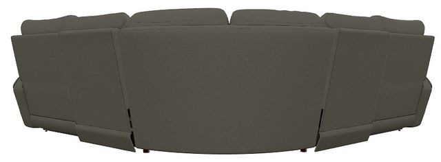 La-Z-Boy® Maddox 5-Piece Smoke Curve Manual Reclining Sectional-2