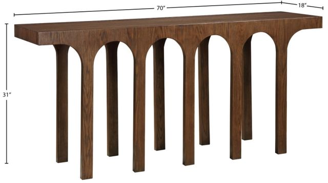 Meridian Furniture Westfield Brown 70" Console Table-3
