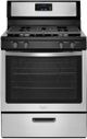 Whirlpool® 30" Black on Stainless Steel Free Standing Gas Range-0