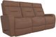 La-Z-Boy® Baron Mocha Leather Manual Wall Reclining Sofa-0