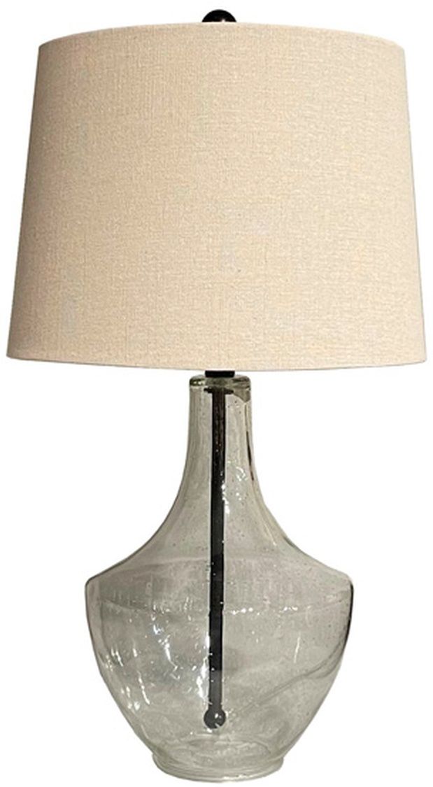 Signature Design by Ashley® Gregsby 2-Piece Clear/Black Table Lamp Set-1