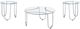 Coaster® Beller 3-Piece Round Tempered Glass Top Coffee Table with Chrome Base-0