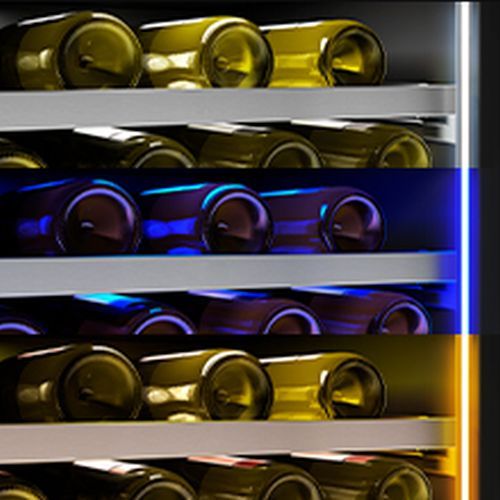 Zephyr Presrv™ 14.9 Cu. Ft. Glass/Stainless Steel Wine Cooler-9
