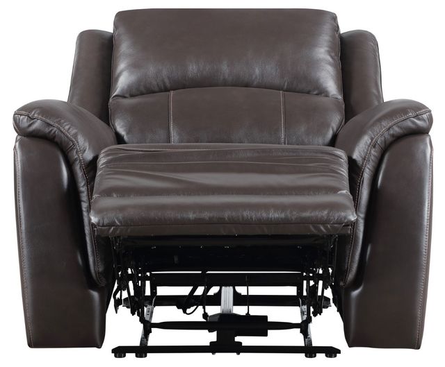 Steve Silver Co. Alexandria Chocolate Leather Power Recliner-3