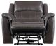 Steve Silver Co. Alexandria Chocolate Leather Power Recliner-3