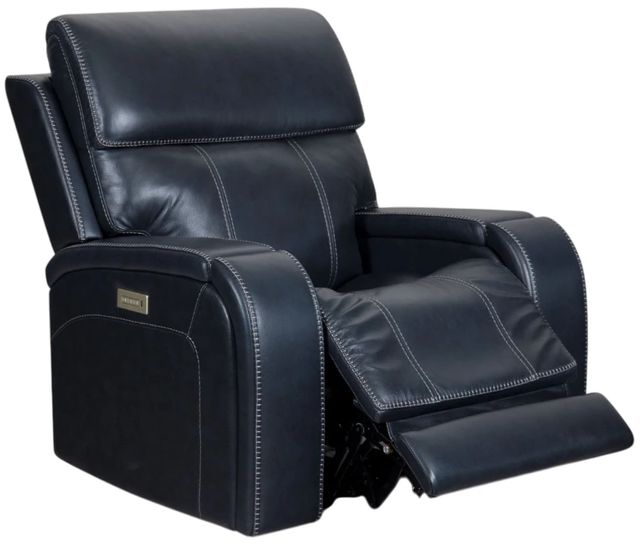 BarcaLounger® Glenwood Rainer Ocean Leather Power Recliner-1