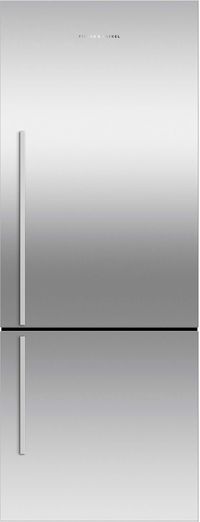 front view of the Fisher & Paykel Series 7 13.4 Cu. Ft. Stainless Steel Bottom Freezer Refrigerator