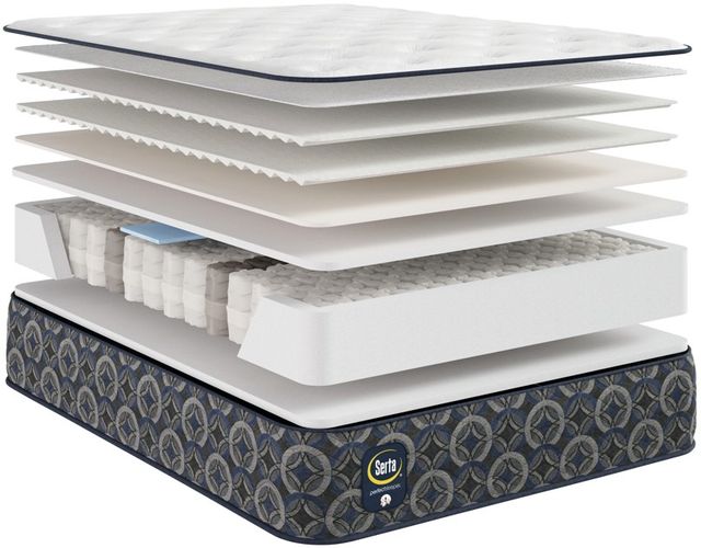 Serta® Cascade Ridge 12.5" Wrapped Coil Plush Tight Top Queen Mattress-2