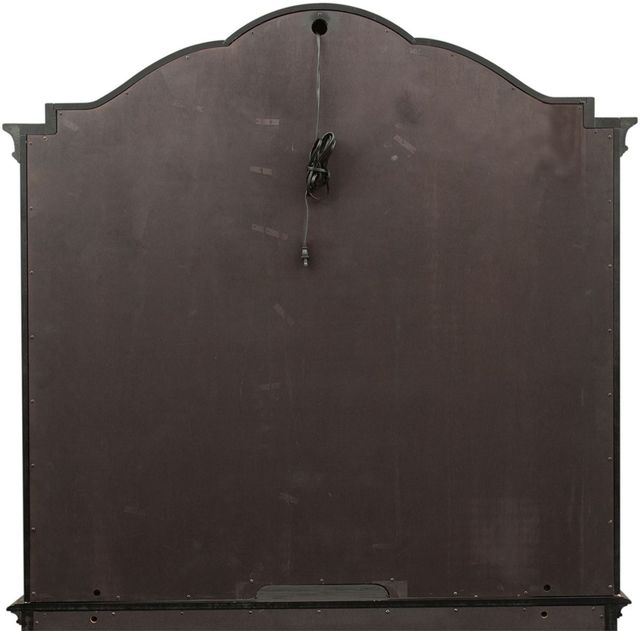 Liberty Furniture Chesapeake Wire Brushed Antique Black Credenza Hutch-1