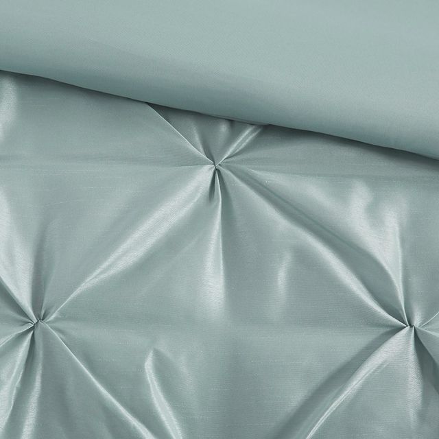 Olliix by Madison Park Laurel 7 Piece Seafoam Full Tufted Comforter Set-3