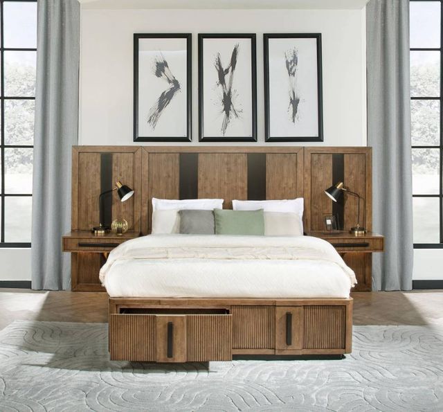 Coaster® Terrace 3-Piece Ash Brown California King Bedroom Set-3