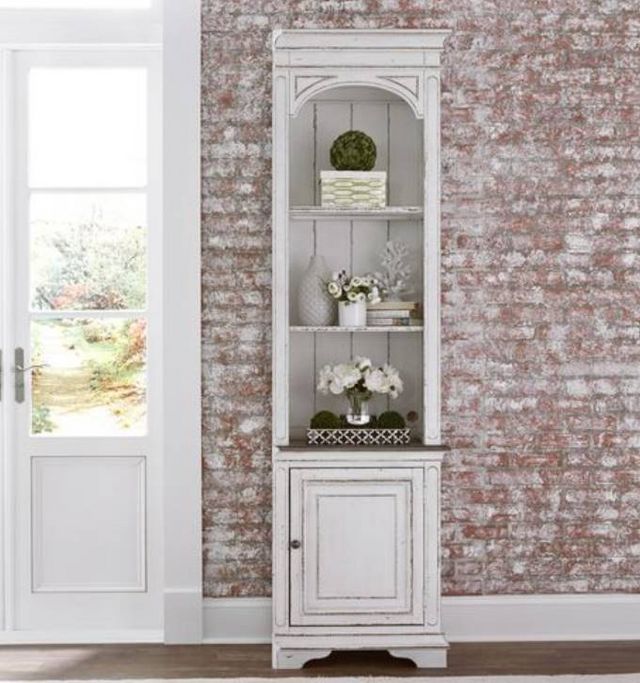 Liberty Furniture Magnolia Manor Antique White Right Pier-6