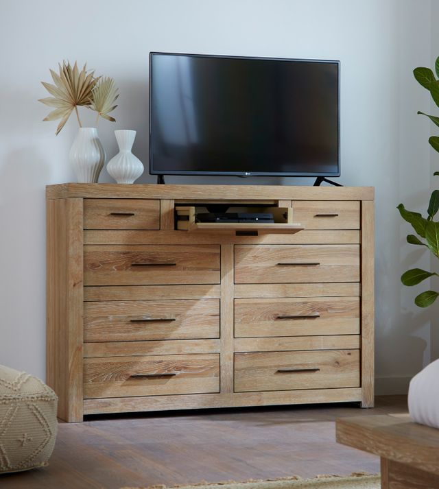 aspenhome® Modern Loft Modern Khaki 9-Drawer Chesser-3