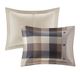 Olliix by Madison Park Ridge 7 Piece Neutral California King Herringbone Comforter Set-2