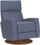 American Leather® Customizable Elliot Fabric 44" Power Swivel Recliner-0