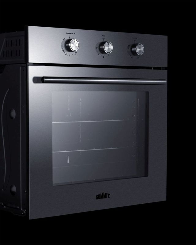 Summit® 24" Stainless Steel Single Gas Wall Oven -2