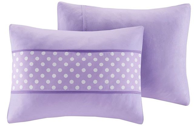 Olliix by Mi Zone Morgan Purple Full/Queen Comforter Set-3