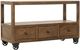 International Furniture Direct Oslo Brown Sofa Table-0