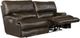 Catnapper® Wembley Steel Leather Power Lay Flat Reclining Sofa with Power Adjustable Headrest-1