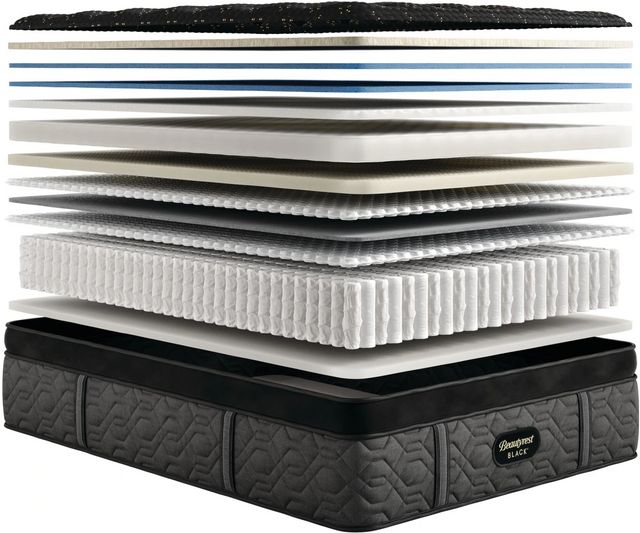 Beautyrest Black® Series 4 Pocketed Coil® 17.5" Medium Summit Pillow Top Queen Mattress-5