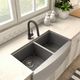 ZLINE Autograph Edition Matte Black Dante Pull Down Single Handle Kitchen Faucet-3