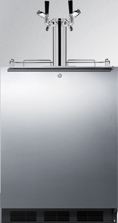 Summit® Commercial 5.5 Cu. Ft. Stainless Steel Beer Cooler/Kegerator-0