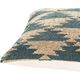 Surya Gada Teal 20"x20" Toss Pillow with Down Insert-1