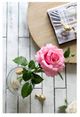 A & B Home Pink Real Touch Rose Stem-1