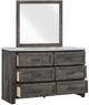 Mazin Furniture Beowulf Rustic Grey Mirror-3