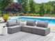 Signature Design by Ashley® Bree Zee 4-Piece Brown Fabric Outdoor Sectional-2