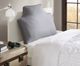 Olliix by Intelligent Design Oversized Headboard Grey Cotton Canvas Pillow-2