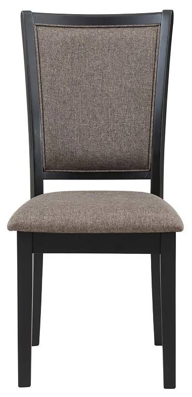 New Classic® Home Furnishings Potomac Black/Brown Dining Chair-2
