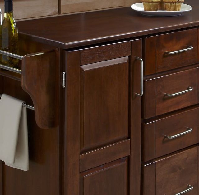 homestyles® Create-a-Cart Cherry Kitchen Cart-2