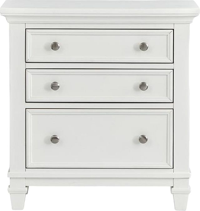 Magnussen Home® Charleston White Dove Drawer Nightstand-2
