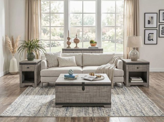 Sunny Designs™ Alpine Grey End Table-1