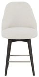Fairfield® Customizable Negroni Swivel Counter Stool with Charcoal Legs-1