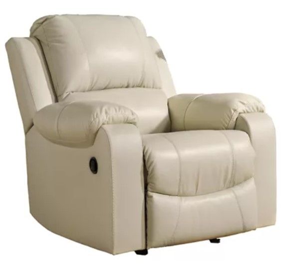 Signature Design by Ashley® Rackingburg 3-Piece Cream Reclining Living Room Seating Set-3