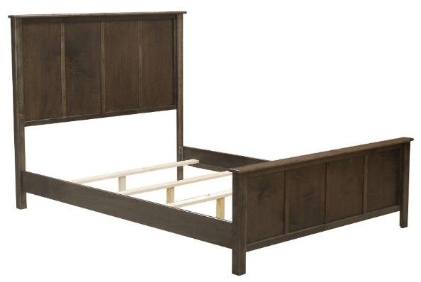 Wolfcraft Furniture Vesper Brown Queen Panel Bed-1