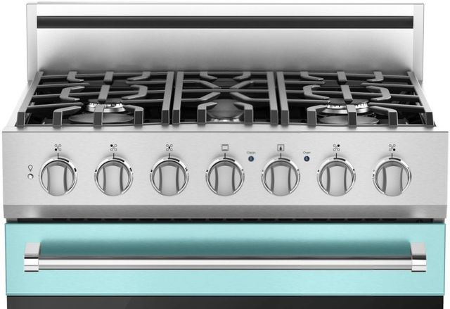 Viking® 3 Series 30" Bywater Blue Freestanding Natural Gas Range-2