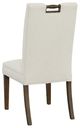 Fairfield® Customizable Entree Dining Pull Tall Back Dining Chair with Tobacco Legs-3