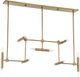 Uttermost® Cadre Antique Brass 14-Light Pendant-5