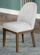 New Classic® Home Furnishings Essence 2-Piece Brown/White Upholstered Dining Chair Set-1
