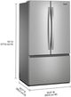 Whirlpool 36" 30.5 Cu. Ft. Fingerprint Resistant Stainless Steel French Door Refrigerator-2