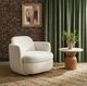TOV Furniture Wolfie Cream Swivel Accent Chair-1
