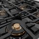 ZLINE Autograph Edition 36" 5.2 cu. ft. Gas Range with 6 Burner DuoPro™ Cooktop and Convection Gas Oven in Satin Stainless Steel and Champagne Bronze Accents -5