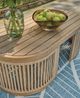 Signature Design by Ashley® Vision Lane Beige Wooden Outdoor Cocktail Table-4