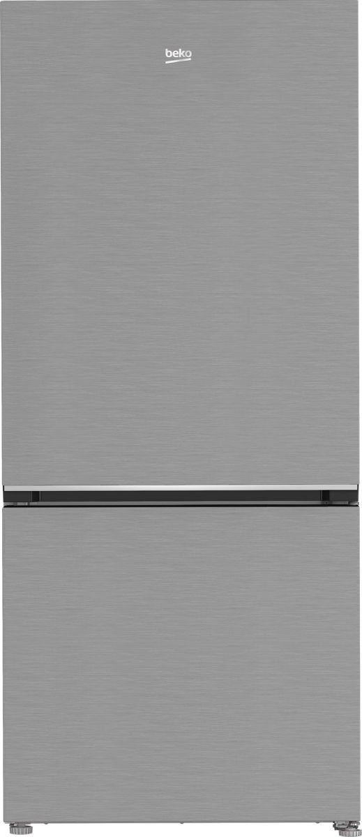 Beko 30 in. 16.1 Cu. Ft. Fingerprint Free Stainless Steel Counter Depth Bottom Freezer Refrigerator-0